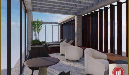 Apartamento com 1 dormitório à venda, 32 m² por R$ 596.345,40 - Gutierrez - Belo Horizonte/MG