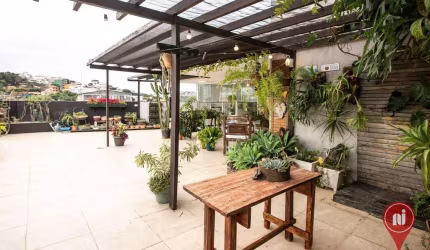 Apartamento Garden com 2 dormitórios à venda, 225 m² por R$ 750.000,00 - Palmeiras - Belo Horizonte/MG