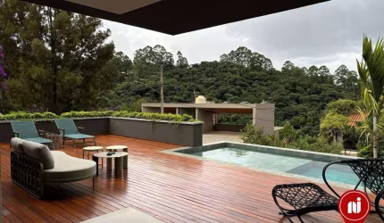 Casa com 5 dormitórios, 607 m² - venda por R$ 10.490.000 ou aluguel por R$ 46.458/mês - Alphaville - Lagoa dos Ingleses - Nova Lima/MG