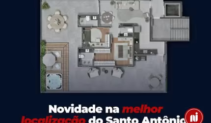 Apartamento Garden com 2 dormitórios à venda, 151 m² por R$ 1.585.200 - Santo Antônio - Belo Horizonte/MG
