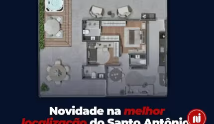 Apartamento com 2 dormitórios à venda, 68 m² por R$ 893.500 - Santo Antônio - Belo Horizonte/MG
