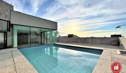 Cobertura semi-mobiliada com 4 dormitórios à venda, 350 m² por R$ 5.000.000 - Belvedere - Belo Horizonte/MG