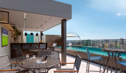 Apartamento Single no Ribeirania Garden Smart Home