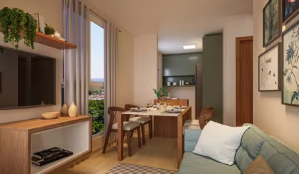 Apartamento no Recanto das Aguias