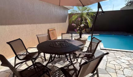 Casa Terrea na City Ribeirao com 4 quartos e piscina