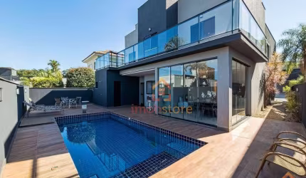 Belíssimo sobrado com 5 suítes  à venda no Condomínio Alphaville II, 320 m² por R$ 3.490.000 - Vivendas Do Arvoredo - Londrina/PR