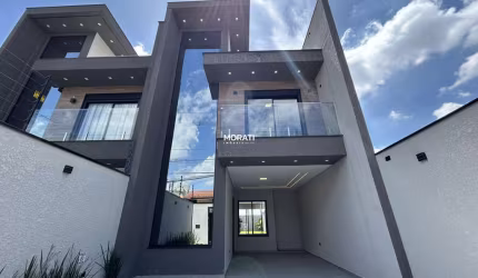 Sobrado Triplex com Jacuzzi e suítes com Closet  - Boneca do Iguaçu - São José dos Pinhais/PR