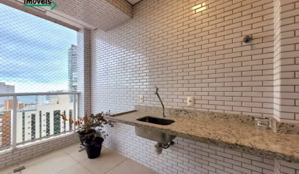 Apartamento Alto Padrão à Venda no Boqueirão em Santos - 1 suíte 59m2