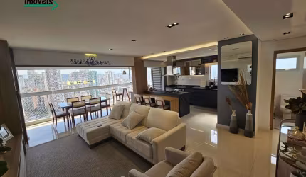 Apartamento Alto Padrão com 3 Dormitórios e 4 Banheiros no Boqueirão, Santos