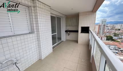 Vila Marina - Apartamento com 3 quartos para alugar em condomínio com lazer, na Ponta da Praia em Santos