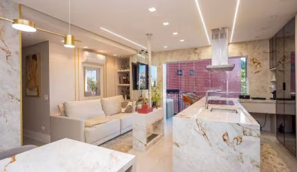 APARTAMENTO ALTO PADRÃO MOBILIADO E DECORADO