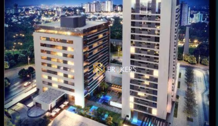Apartamento com 1 dormitório para alugar, 35 m² por R$ 3.660,00/mês - Centro Cívico - Curitiba/PR
