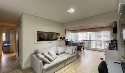 Apartamento à venda na Vila Andrade, São Paulo-SP: 2 quartos, 2 suítes, 1 sala, 2 banheiros, 2 vagas de garagem - 96m²