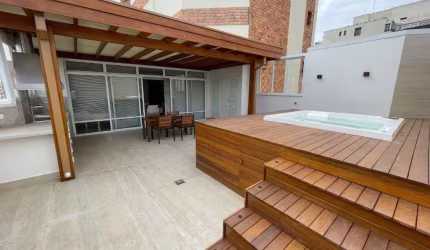 Cobertura de luxo na Vila Suzana: 4 quartos, 4 suítes, 6 banheiros, 4 vagas, 500m² - São Paulo-SP