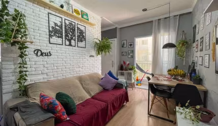 Apartamento à venda em São Paulo-SP, Parque Reboucas: 2 quartos, 1 banheiro, 1 vaga, 43,00 m² de área.