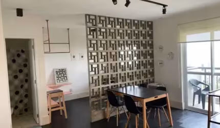 Studio mobiliado à venda de 38m² com 1 quarto, sendo 1 suíte, 1 vaga. Mobiliado - Morumbi