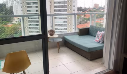 Apartamento  Mobilado com 105m²,  a 800 metros da estação do metrô Vila Sônia;