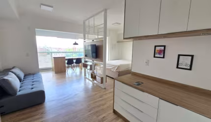 Aluguel de Apartamento na Vila Andrade - São Paulo-SP: 1 Quarto, 1 Banheiro, 1 Vaga de Garagem, 39m² de Área