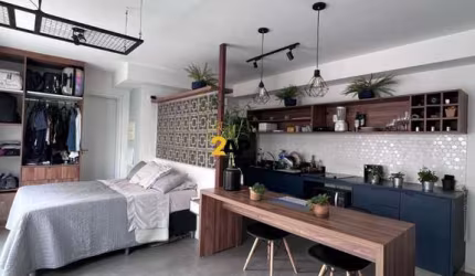 Apartamento para locação com 1 quarto e vaga na Vila Pompéia, São Paulo-SP, 40m² de área!