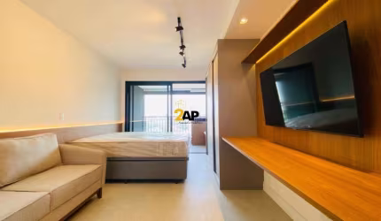 Apartamento Studio mobiliado a venda no Brooklin com 33m²