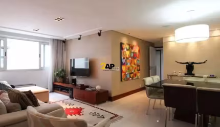 Apartamento mobiliado com 3 quartos para locação no Itaim