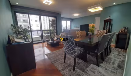 Apartamento á venda no Brooklin com 122m², 3 quartos sendo 1 suíte e 2 vagas.