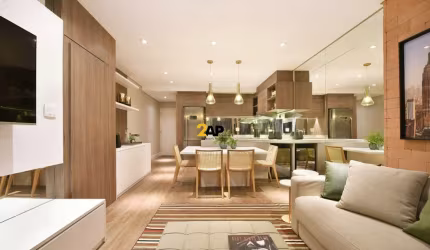 Apartamento para locação na Vila Nova Conceição, SP: 1 quarto, 1 suíte, 2 salas, 2 banheiros, 2 vagas de garagem, 74m².