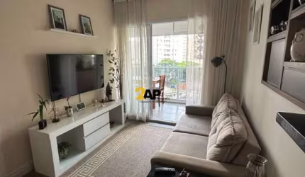 Apartamento à venda ou locação no Brooklin, São Paulo-SP: 1 quarto, 1 suíte, 1 sala, 1 banheiro, 1 vaga e 49m². Venha conferir!