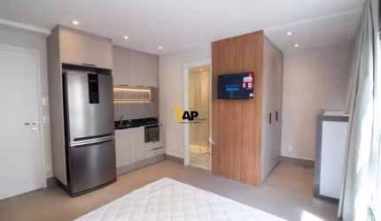 Imperdível apartamento à venda no Brooklin Paulista, São Paulo-SP: 1 quarto, 1 suíte, 1 sala, 1 banheiro, 32m². Venha conferir!