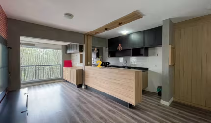 Apartamento de 2 quartos na Vila Andrade, São Paulo-SP: 1 suíte, 1 sala, 2 banheiros, 1 vaga, 69m² - Venda ou Locação!