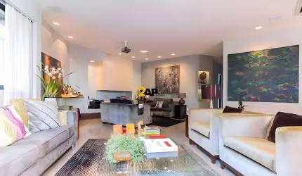 Apartamento de Luxo no Campo Belo: 4 Quartos, 3 Suítes, 3 Salas, 5 Banheiros, 3 Vagas de Garagem - São Paulo-SP  220m²