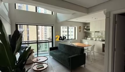 Apartamento Duplex para locação em Moema, São Paulo-SP: 2 quartos, 2 banheiros, 1 vaga, 70m²!