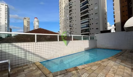 Apartamento tipo garden para locação no Gonzaga, em Santos