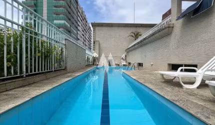 Apartamento Alto Padrão à venda com 3 suítes, varanda e lazer na Vila Rica/Boqueirão - Santos/SP