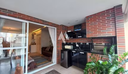 Apartamento com 3 quartos/suítes, varanda gourmet e lazer à venda na Vila Rica/Boqueirão - Santos/SP
