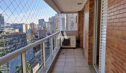 Apartamento  com 2 dormitórios á venda no Gonzaga em Santos