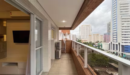 Apartamento 1 Quarto mobiliado e lazer para alugar no Boqueirão - Santos/SP