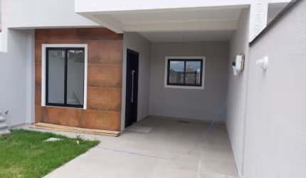CASA ESTILO MODERNO, 3Q (1SUÍTE) AQUEC A GÁS, ESPAÇO DE TERRENO