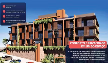 Apartamento com 1 quarto à venda na Rua Vital, 348, Praia do Rosa, Imbituba por R$ 355.645