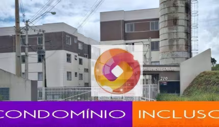 Apartamento com 2 quartos para alugar, 50 m² por R$ 900/mês (CONDOMÍNIO INCLUSO) - Botiatuva - Campo Largo/PR