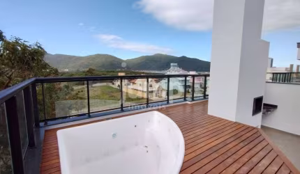 Ravena Residencial - Cobertura com 2 dormitórios à venda, vista para o mar - Praia dos Açores - Florianópolis/SC
