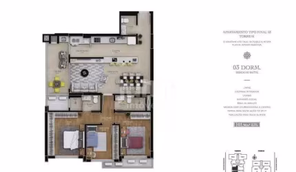Villa Celimontana - Lançamento - condominio clube na Agronômica, Florianópolis/SC