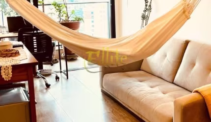 Apartamento mobiliado e decorado para locação e venda com 1 dormitório na região da Vila Nova Conceição em São Paulo!