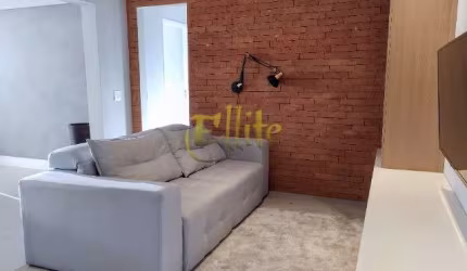 Apartamento de 02 dormitórios mobiliado para locação na região do Brooklin em São Paulo, próxima a estação Morumbi!