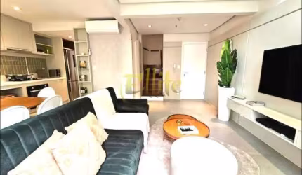 Flat para locação e venda em Moema, totalmente mobiliado à 500 mts do Shopping Ibirapuera!