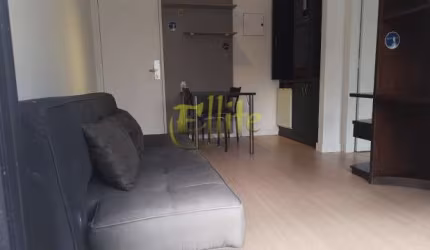 Flat para locação em Moema, totalmente mobiliado com serviços, ao lado do shopping Ibirapuera!