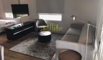 Apartamento mobiliado com 01 dormitório para locação na região do Brooklin em São Paulo!