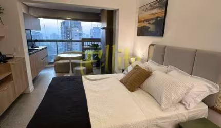 Apartamento mobiliado com 01 dormitório na região do Brooklin, São Paulo!