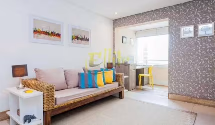 Apartamento mobiliado com 02 dormitórios para locação na região da Vila Olímpia em São Paulo!