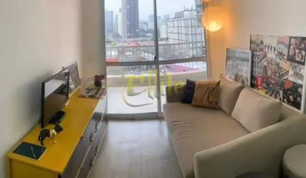Apartamento mobiliado de alto padrão para locação e venda na região de Pinheiros. Excelente localização, próximo à Marginal Pinheiros!